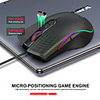 Wired Gaming Mouse 6400DPI program macro definition Professional-Grade Gamer Mice RGB Wired Mouse Optical for Laptop Computer
