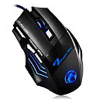Wired Gaming Mouse 7 Button 5500 DPI LED Optical USB Computer