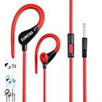 Wired In-ear Earphone 3.5mm Audio Jack Stereo InLine Control for Sport Fitness