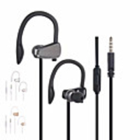 Wired In-ear Earphone 3.5mm Audio Jack Stereo InLine Control for Sport Fitness