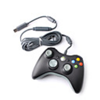 Wired Shock Game Controller for Xbox 360 (Black)