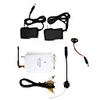 Wireless 1.2GHz Night Vision IR 4-LED Pin-hole Spy Camera with Composite Video Receiver (PAL)