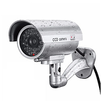 Wireless 3.6mm Lens CCD Fake Dummy Camera Outdoor Indoor Home Security CCTV Camera Rectangle IPX-6K Waterproof 168° Viewing Angle Simulated Camera