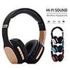 Wireless Bluetooth 5.0 Portable Headset Folding Headphones Subwoofer with Microphone Gaming Headset