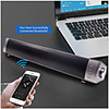 Wireless Bluetooth Speaker Soundbar Subwoofer 3D Stereo Music Surround Loudspeaker Support TF Card AUX For Android iPhone