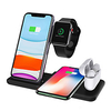 Wireless Charger 4-in-1 15W Fast Wireless Charger Station Charging for Apple Watch Air pods iPhone 12/11pro/X/XS/XR/Xs Max/8/8 Plus Qi Wireless Charger Stand Charge for Samsung Galaxy S21 S20 and More miniinthebox
