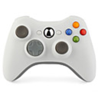 Wireless Controller for Xbox 360 (Retail Box,  White)