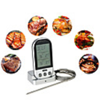 Wireless Digital LCD Display BBQ Thermometer Kitchen Barbecue Digital Probe Thermometer Meat BBQ Temperature Tool
