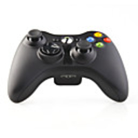 Wireless Game Controller with Receiver for XBox 360 Black