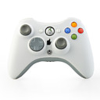 Wireless Game Controller with Receiver for XBox 360 White