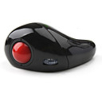 Wireless Hand-Held Optical Trackball Mouse (Black)