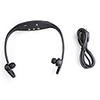 Wireless Handsfree Headset Sport MP3 Player - Black