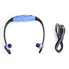 Wireless Handsfree Headset Sport MP3 Player - Blue