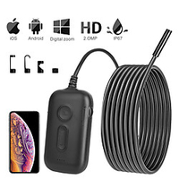 Wireless Inspection Camera 2.0MP 5.5mm IP67 WiFi Borescope Semi-Rigid Snake CameraWireless Inspection Camera 2.0MP 5.5mm IP67 WiFi Borescope Semi-Rigid Snake Camera 10m hard wir
