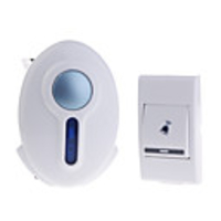 Wireless LED Flashing Doorbell (Ding-Dong Music)