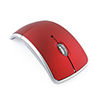 Wireless Mouse USB 2.4GHz Nano Receiver (Red)