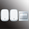 Wireless One to Two Doorbell Music / Ding dong Non-visual doorbell Surface Mounted