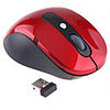 Wireless Optical Mouse 2.4GHz USB Receiver (Red)