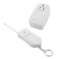Wireless Remote Control Outlet Socket (110V,  White)