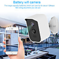 Wireless Security Camera Outdoor Indoor Rechargeable Battery Powered WiFi Camera IP65 Waterproof Night Vision1080P Home Security Camera with Motion Sensor Two-Way Audio Support TF Card/Cloud Storage