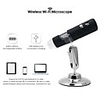 Wireless Wi-Fi Digital Zoom Microscope Handheld Magnifier 2MP Camera 8-LED Light Magnifying Glass1000X Magnification for iOS/Android Phone Tablet