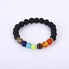 wish hot sale cross-border seven chakras volcanic stone aromatherapy beaded bracelet europe and america jewelry energy yoga bracelet miniinthebox