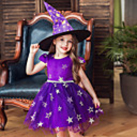 Witch Dress Hat Kid