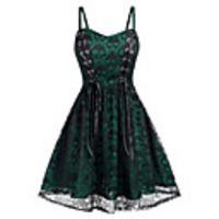 Witch Punk Gothic Medieval Vacation Dress Dress Masquerade Women