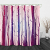 Withered Trees Print Waterproof Fabric Shower Curtain for Bathroom Home Decor Covered Bathtub Curtains Liner Includes with Hooks