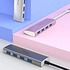 WIWU USB Hub 4 Ports Multi USB Adapter for MacBook Pro Air USB Splitter Type C Hub for Samsung Fast Charging Laptop USB Hub 3.0