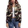 women camouflage coat spring autumn jacket(gn, xxl) miniinthebox