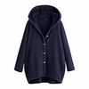 women cardigan sweater with hood, autumn winter clearance 2020 newest warm comfy soft simple hoodie long sleeve pocket sweatshirt button solid fleece tops coat party daily thanksgiving gift miniinthebox