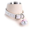 women cosplay choker kitty bell collar leather necklace lolita chokers white