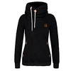 women lightweight casual oblique full zip-up hooded jacket with plus size black large miniinthebox
