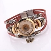 Women Premium Leather Watch Triple Bracelet Watch Butterfly Charm Wristwatch Fashion Quartz Watch for Women Analog Quartz Casual miniinthebox