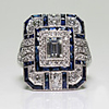 Women Ring Classic Blue Alloy European Trendy Romantic 1pc 6 7 8 9 10 / Women
