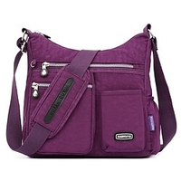 women waterproof large capacity multi-layer crossbody bag rose red grape purple fashion meter sea blue miniinthebox