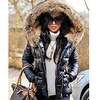 womens black down parka quilted jacket winter warm thicken lined coat outwear windbreaker waterproof anoraks … miniinthebox
