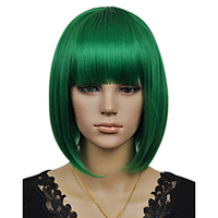 Womens Short Straight Bob Wig Synthetic and Heat-Resistant Wigs 8817A miniinthebox