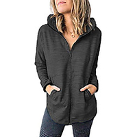womens track jacket full zip workout hooded sports running activewear sportswear lightweight warm coat miniinthebox