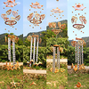 Wood Grain Wind Chimes Handmade Home Pendant Decorations miniinthebox