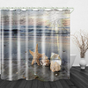 Wood Painting Print Waterproof Fabric Shower Curtain for Bathroom Home Decor Covered Bathtub Curtains Liner Includes with Hooks