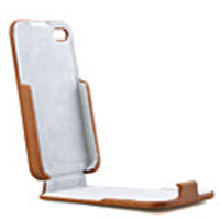 Wood Style PU Back Case for iPhone 4