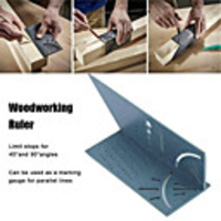 Wood Working Ruler 3D Mitre Angle Measuring Gauge Square Size Measure Tool