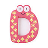 Wooden Alphabet Fridge Magnets Sticker Educational Toy, D Shaped