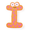Wooden Alphabet Fridge Magnets Sticker Educational Toy, I Shaped