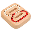 Wooden Ball Maze Puzzle Lock IQ Puzzle Brain Teaser Toy Wooden Kongming Lock Game Toy for Adults and Kids miniinthebox