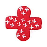 Wooden Cartoon Math Symbol Educational Fridge Magnet Sticker, ÷ Shaped