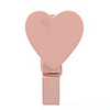 Wooden Cartoon Small Heart clip/Paper Clip, Nude