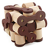 Wooden Chain Style IQ Magic Cube Puzzle